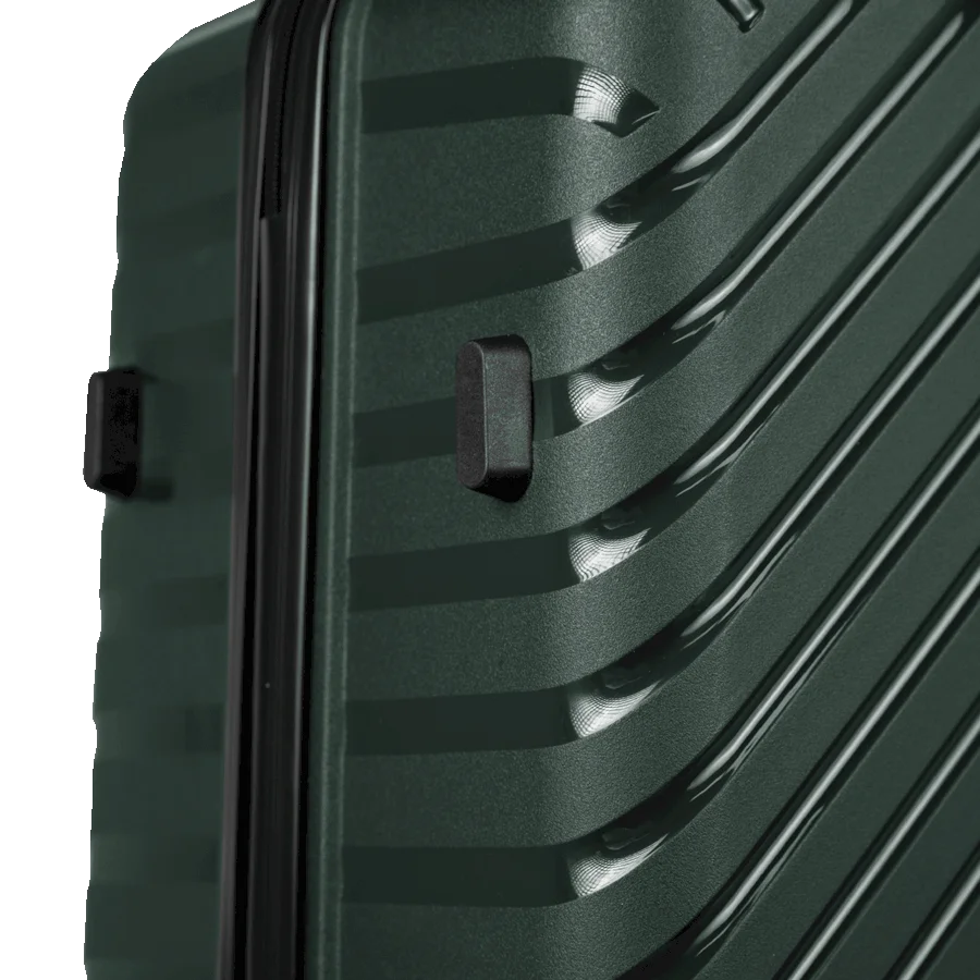 Kit 2 Malas de Viagem Grande e Bordo em Polipropileno PP Essencial 2 - Verde