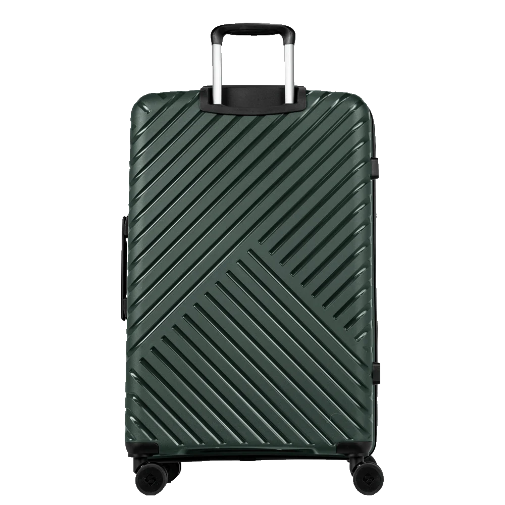 Kit 2 Malas de Viagem Grande e Bordo em Polipropileno PP Essencial 2 - Verde