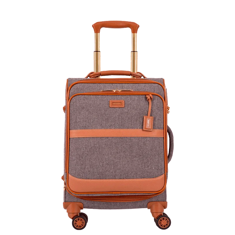 Kit 2 Malas de Viagem Média e Bordo Royale - Cinza
