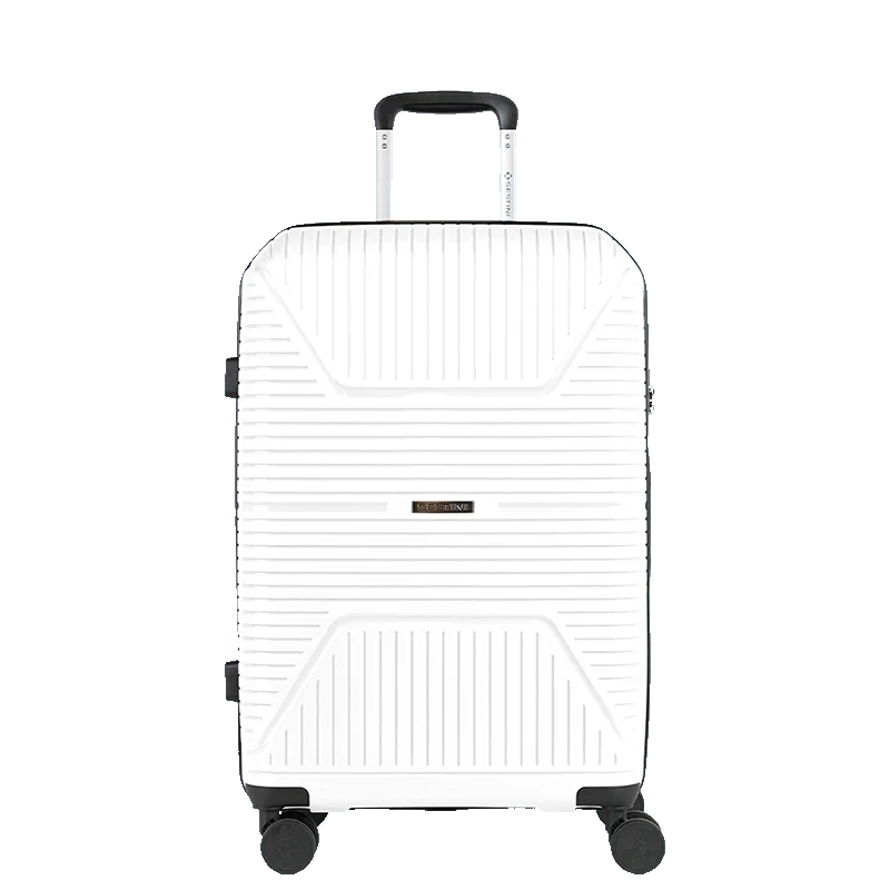 Kit 3 Malas de Viagem Grande, Média e Bordo PP Prime - Branco