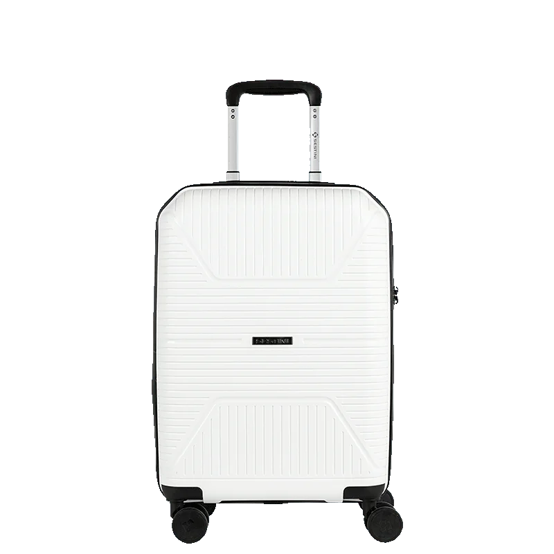 Kit 3 Malas de Viagem Grande, Média e Bordo PP Prime - Branco