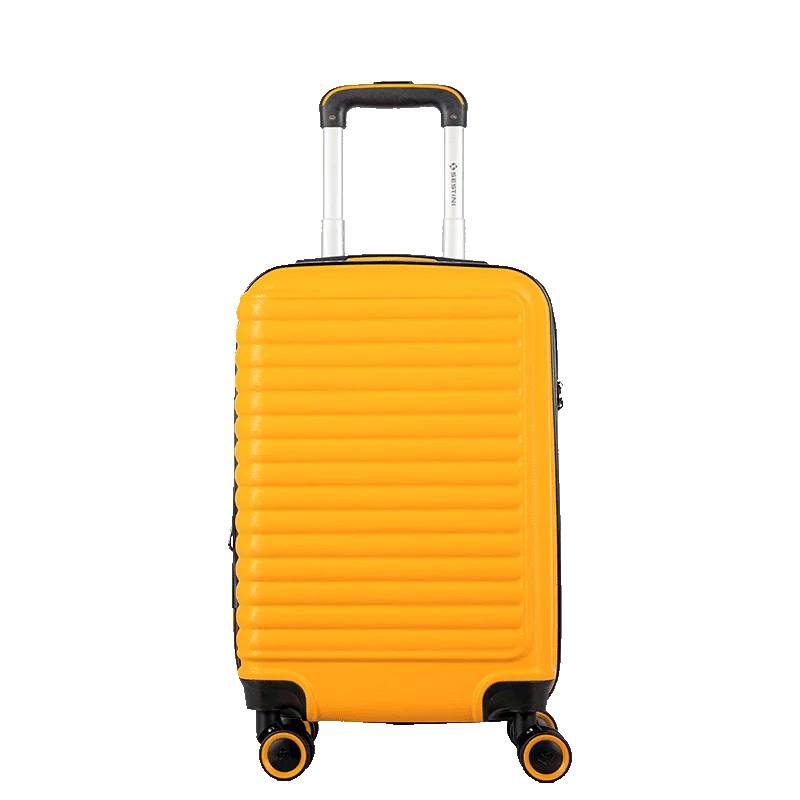 Kit 3 Malas de Viagem Grande, Média e Bordo Racer - Amarelo