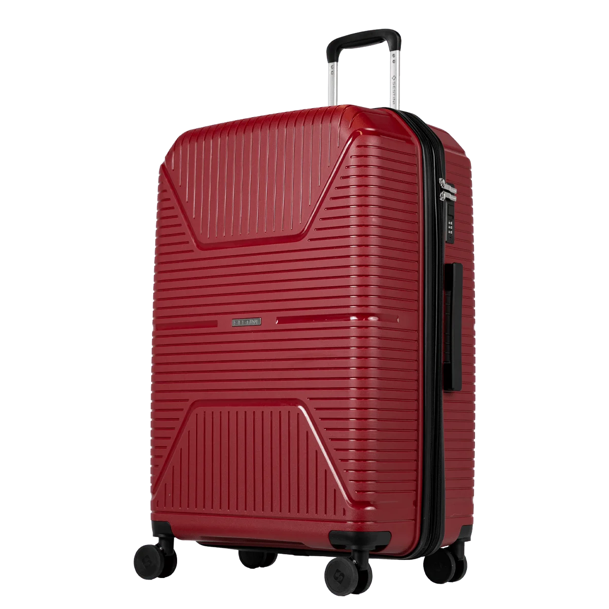 Kit 3 Malas de viagem Grande, Média e Bordo e 1 Frasqueira em Polipropileno PP Essencial Plus 2 - Vinho