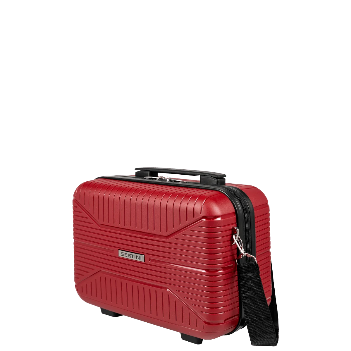 Kit 3 Malas de viagem Grande, Média e Bordo e 1 Frasqueira em Polipropileno PP Essencial Plus 2 - Vinho