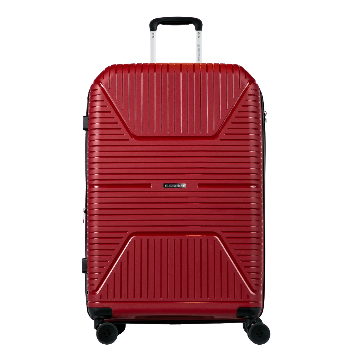 Kit 3 Malas de viagem Grande, Média e Bordo e 1 Frasqueira em Polipropileno PP Essencial Plus 2 - Vinho