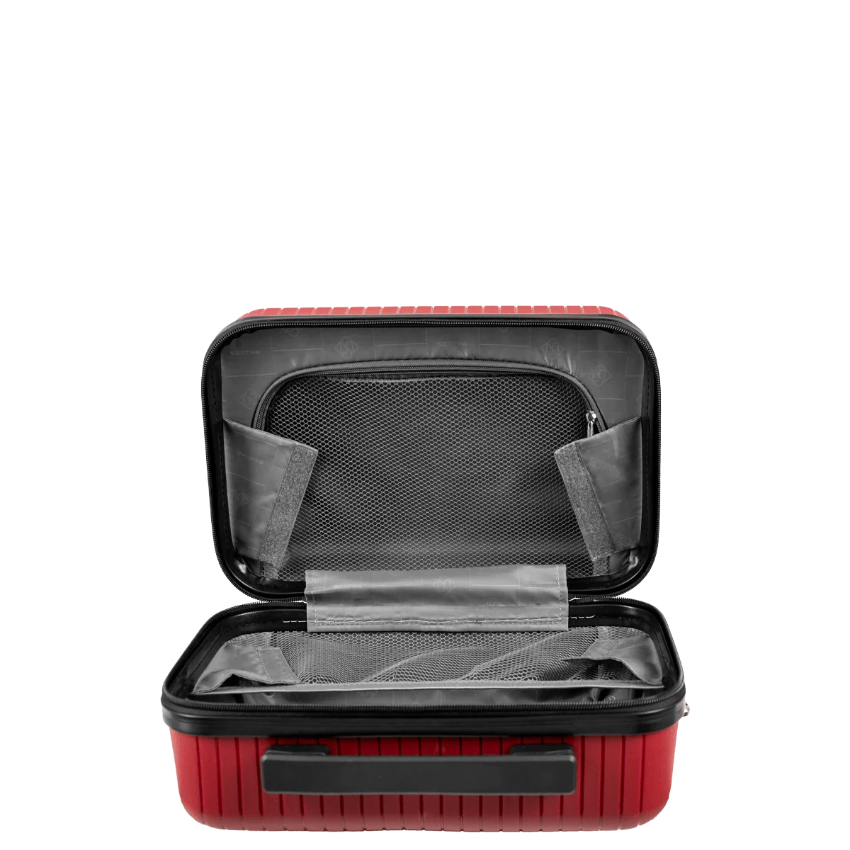 Kit 3 Malas de viagem Grande, Média e Bordo e 1 Frasqueira em Polipropileno PP Essencial Plus 2 - Vinho