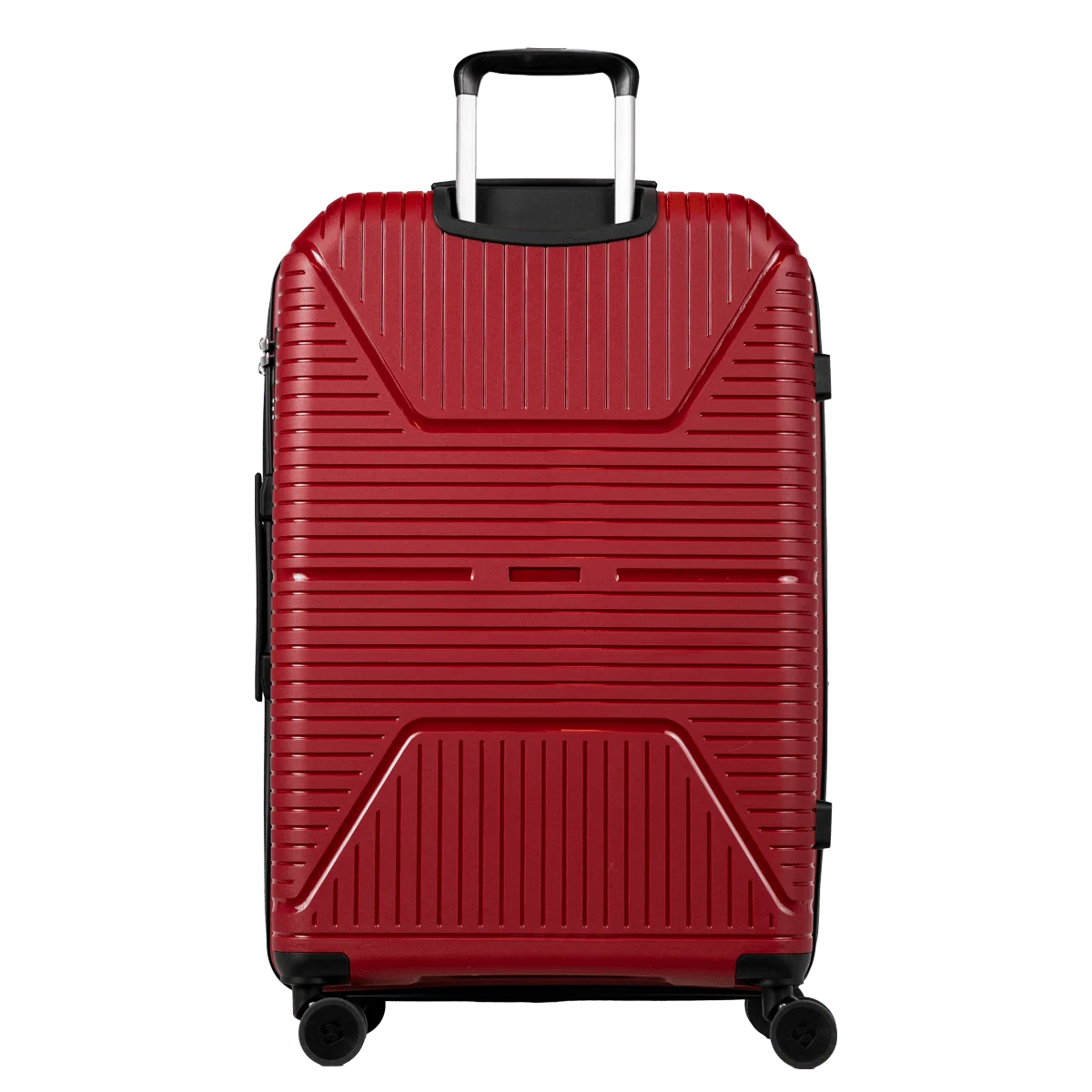 Kit 3 Malas de viagem Grande, Média e Bordo e 1 Frasqueira em Polipropileno PP Essencial Plus 2 - Vinho