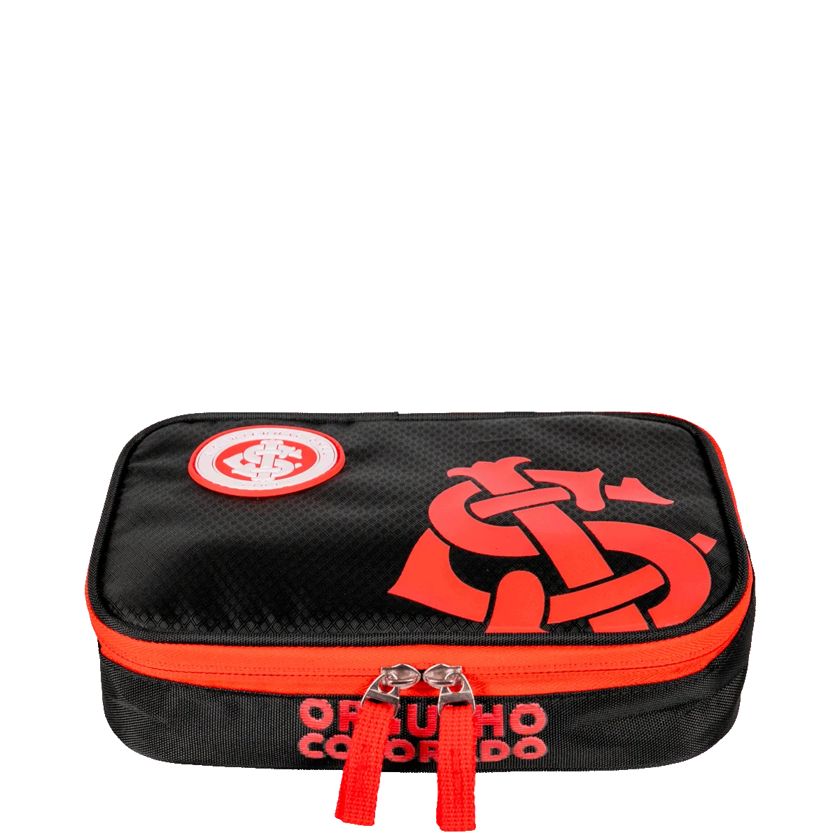 Kit Mochila 2 Compartimentos e Estojo Box Internacional X02 - Preto
