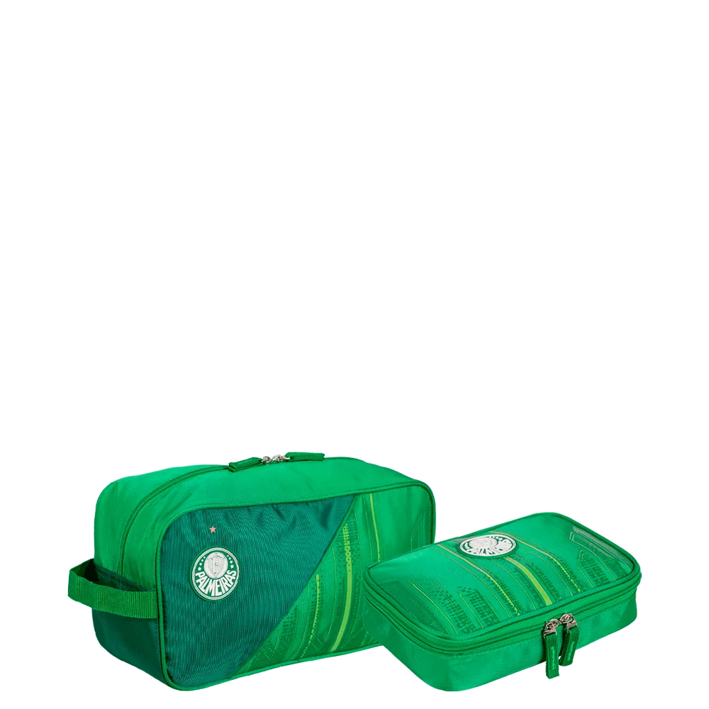 Kit Necessaire e Estojo Box Palmeiras X02 - Verdão