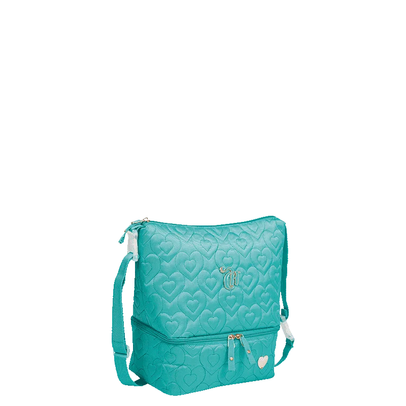 Lancheira 2 Compartimentos Capricho Crush Azul - Turquesa