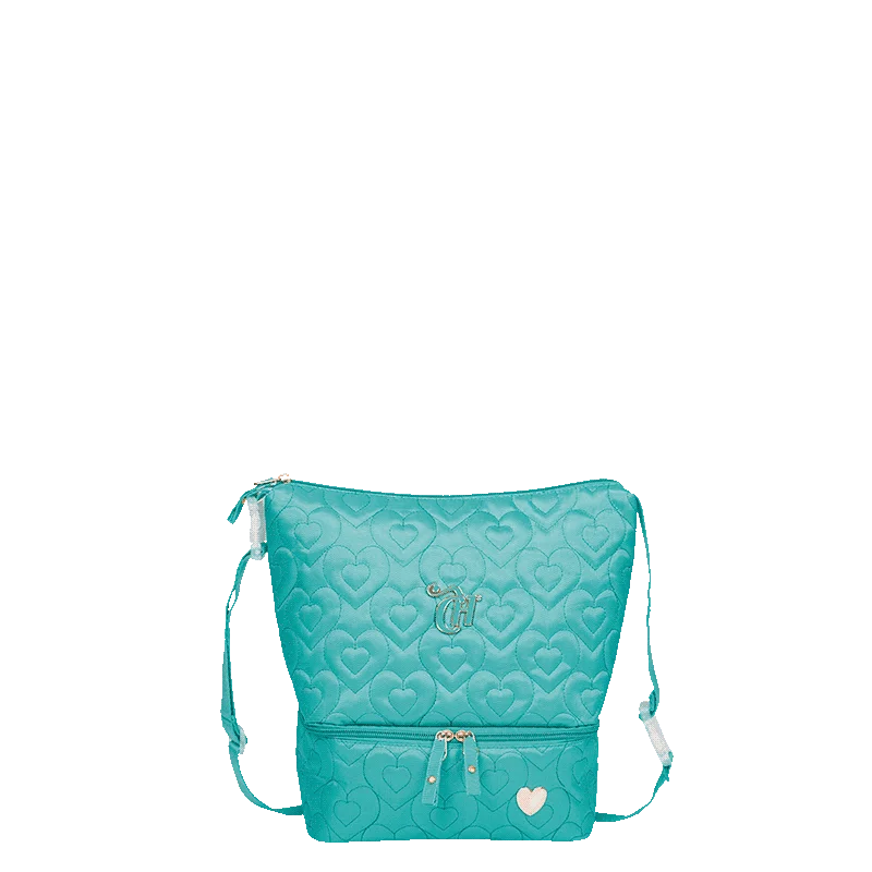 Lancheira 2 Compartimentos Capricho Crush Azul - Turquesa