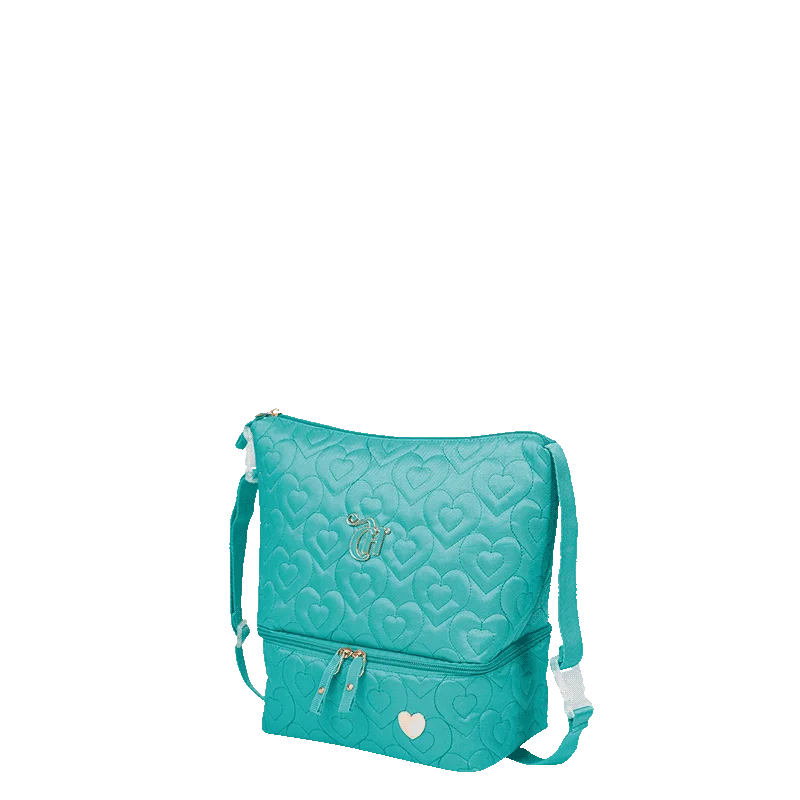 Lancheira 2 Compartimentos Capricho Crush Azul - Turquesa