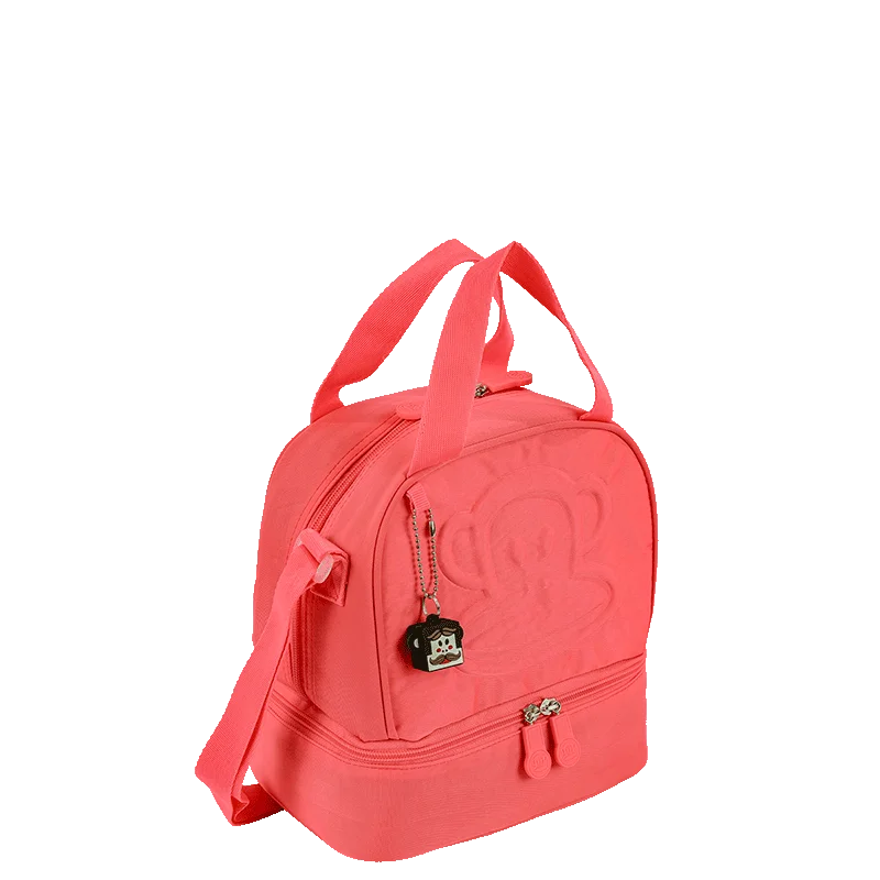 Lancheira 2 Compartimentos Paul Frank Classics Neon Laranja - Papaya