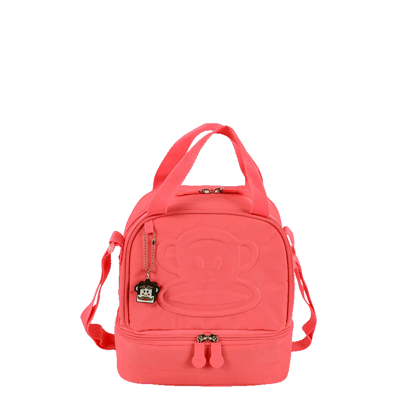 Lancheira 2 Compartimentos Paul Frank Classics Neon Laranja - Papaya