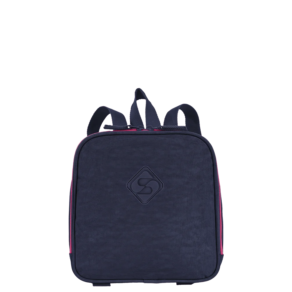 Lancheira Grande Sestini Lunch Crinkle - Azul Neon