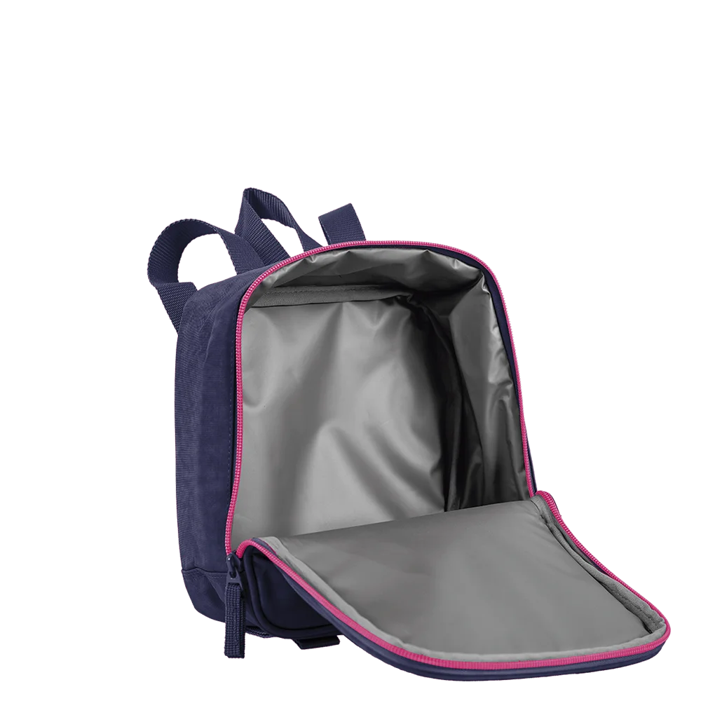 Lancheira Grande Sestini Lunch Crinkle - Azul Neon