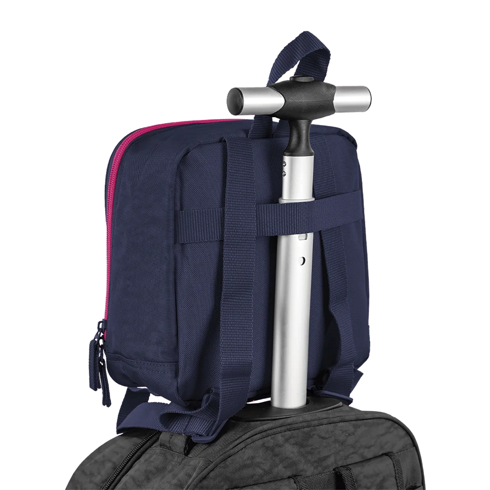 Lancheira Grande Sestini Lunch Crinkle - Azul Neon