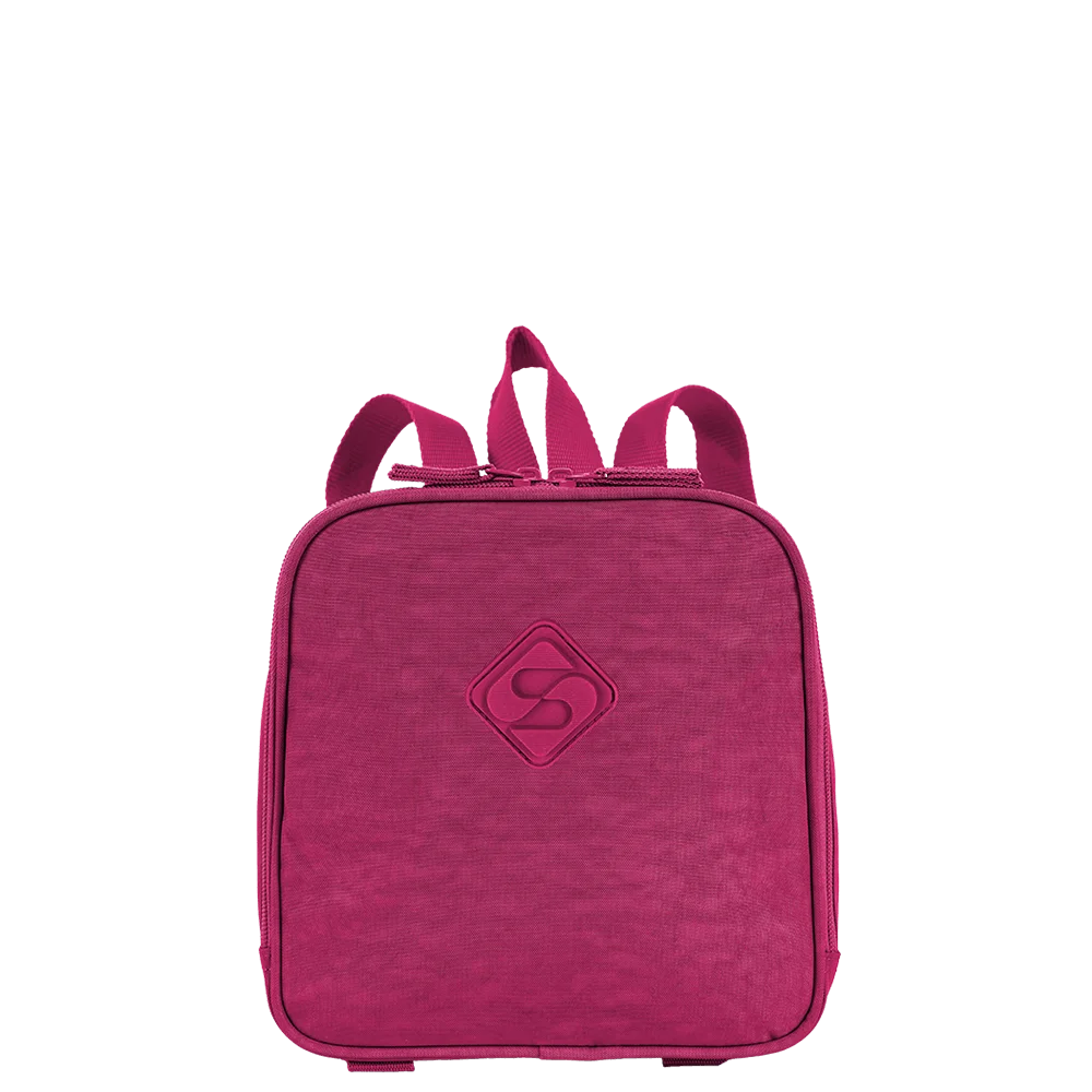 Lancheira Grande Sestini Lunch Crinkle Rosa - Pink