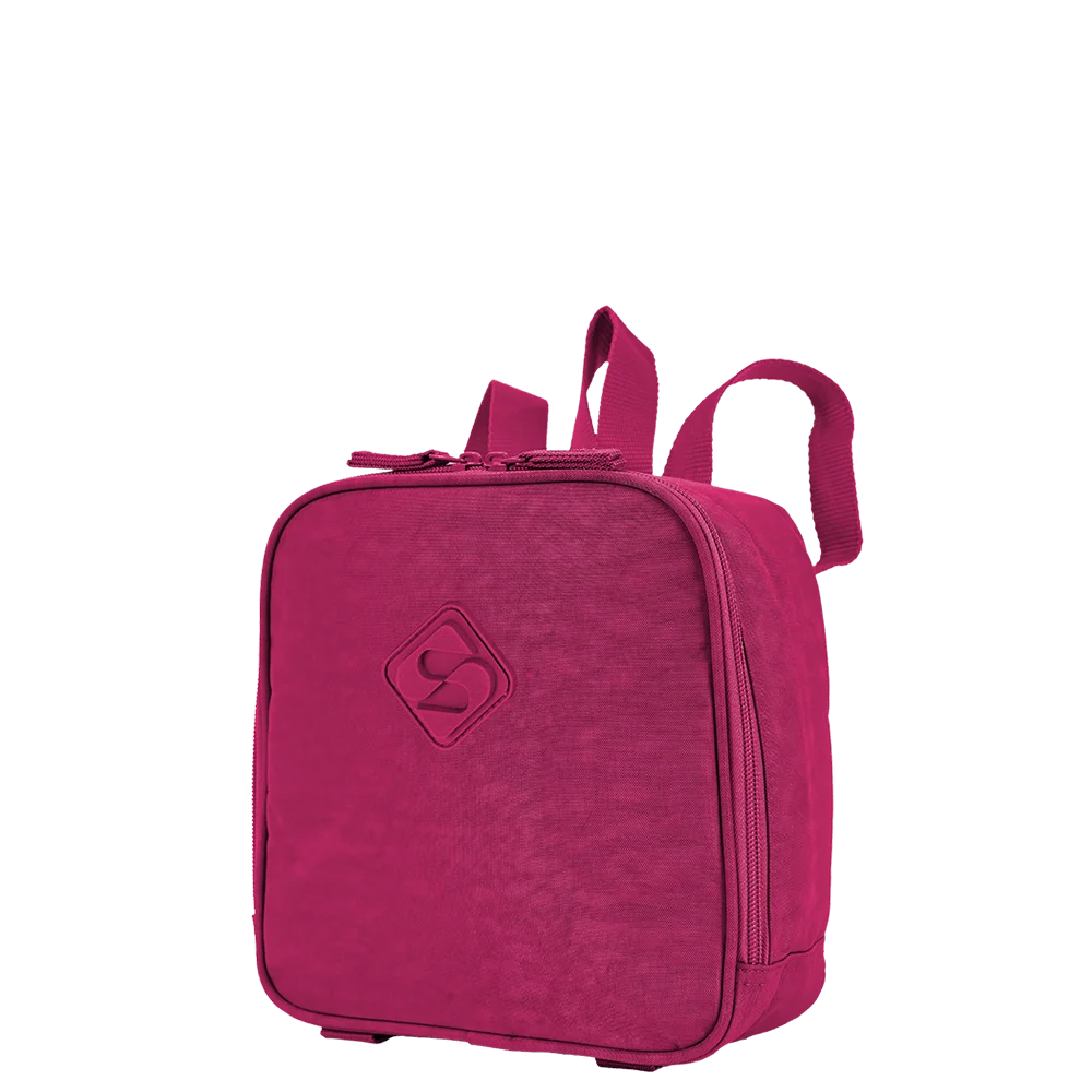 Lancheira Grande Sestini Lunch Crinkle Rosa - Pink
