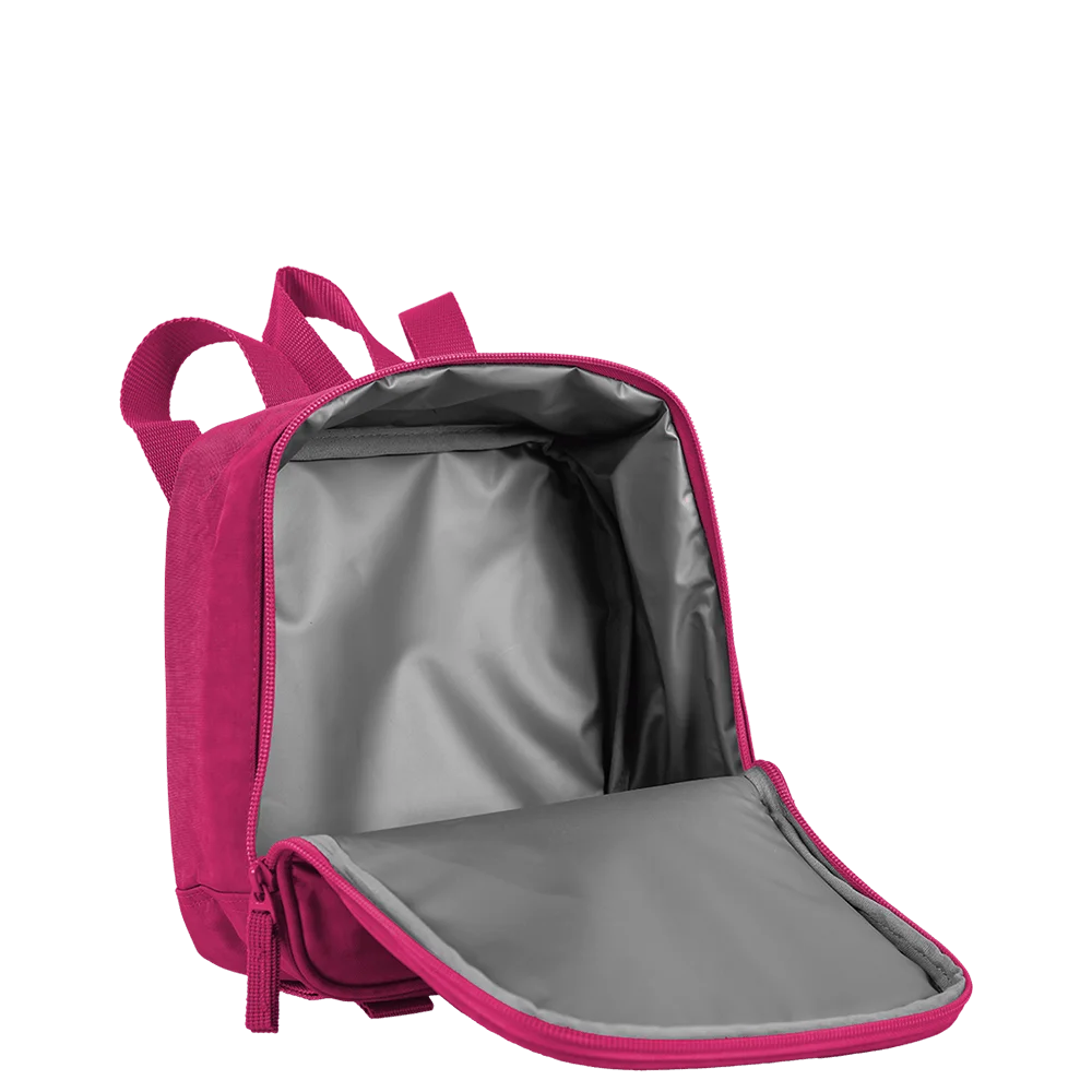 Lancheira Grande Sestini Lunch Crinkle Rosa - Pink