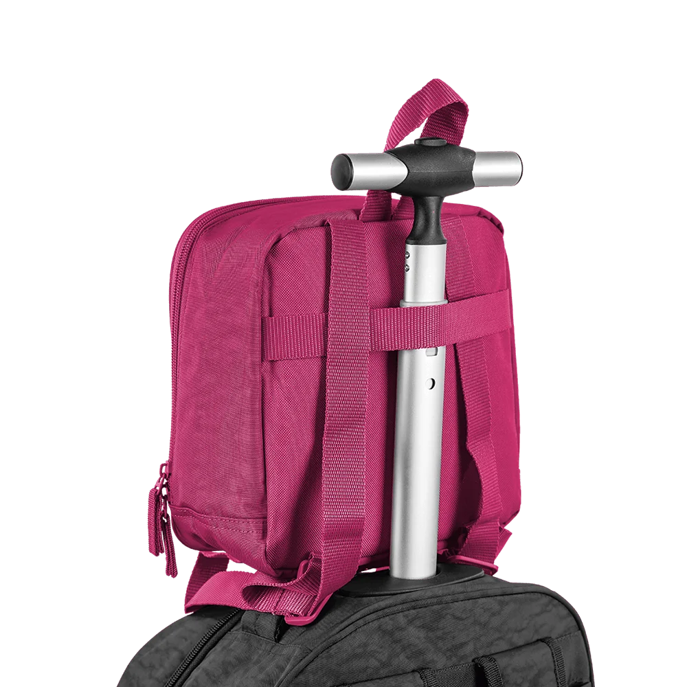 Lancheira Grande Sestini Lunch Crinkle Rosa - Pink