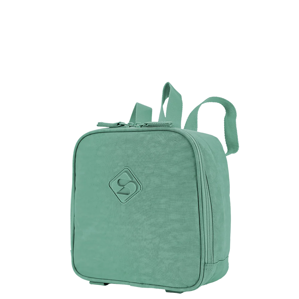 Lancheira Grande Sestini Lunch Crinkle Verde - Jade