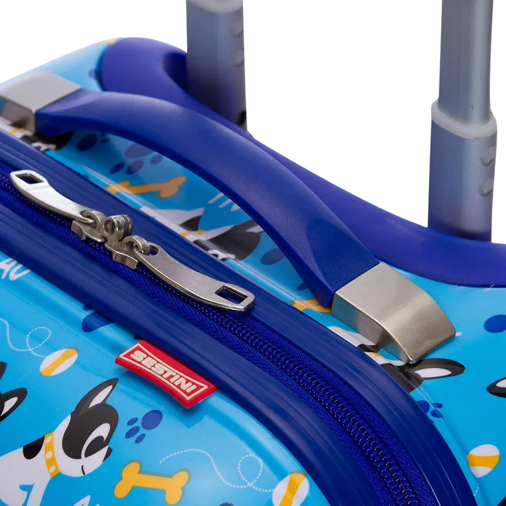 Mala Escolar Pequena 10 kg ABS com Rodas 360° Mala Sestini Kids - Colorido