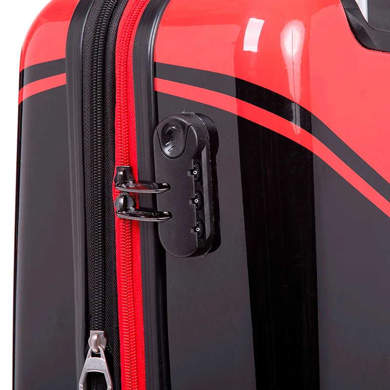Mala de Viagem Bordo 10 kg ABS Nba Space - Vermelho