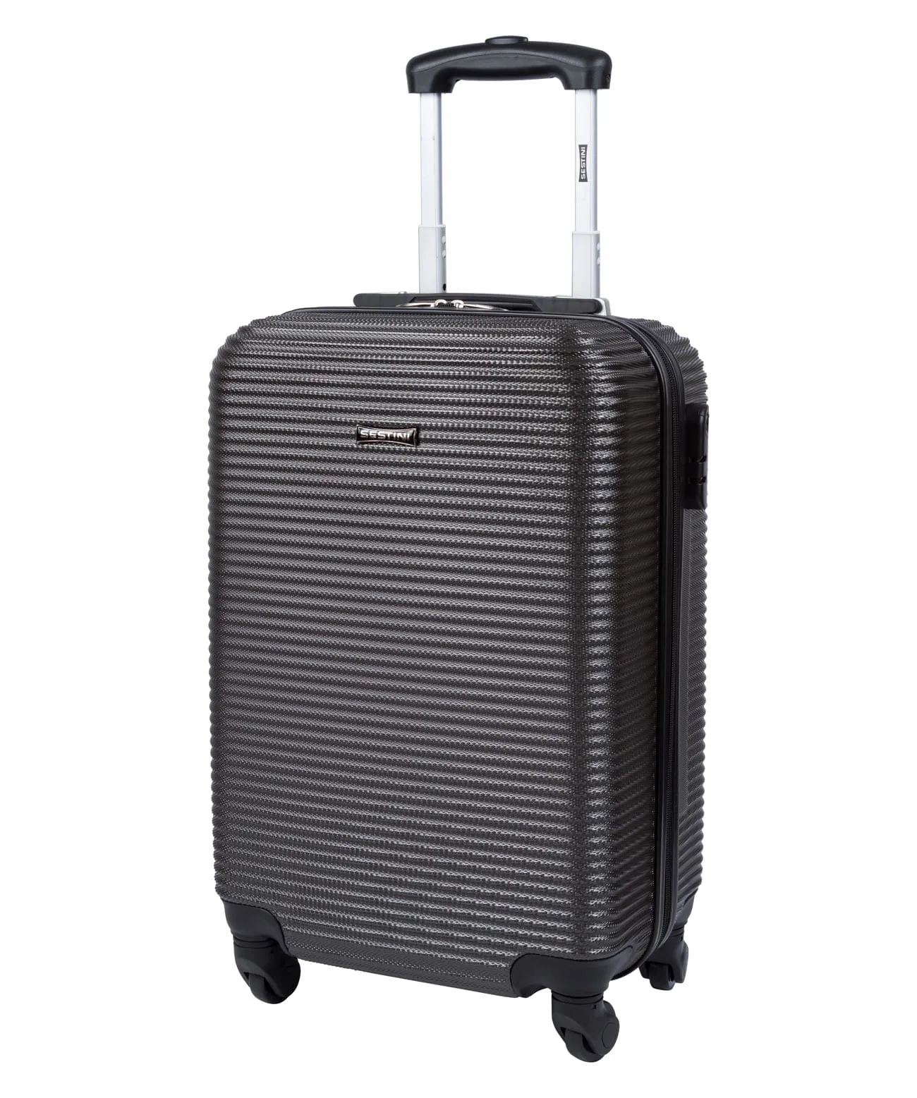 Mala de Viagem Bordo 10 kg ABS com Rodas 360° 4 All 3T - Grafite