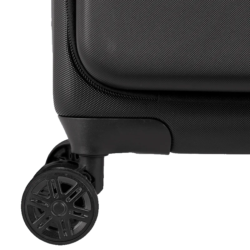 Mala de Viagem Bordo 10 kg ABS com Rodas 360° Eldorado - Preto