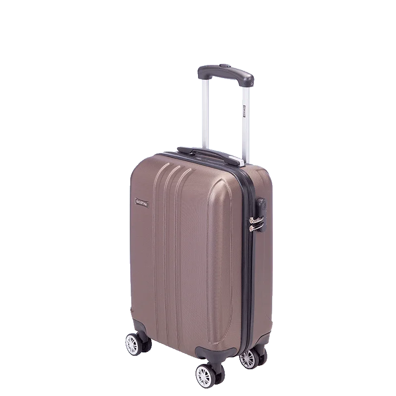 Mala de Viagem Bordo 10 kg ABS com Rodas 360° Gama 3 - Bronze