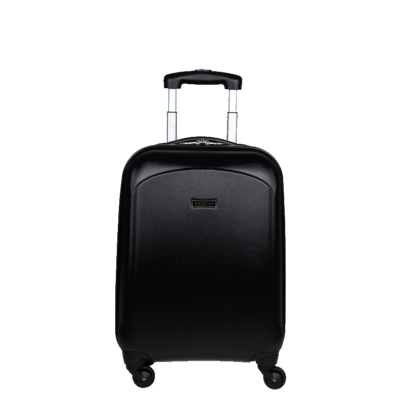 Mala de Viagem Bordo 10 kg ABS com Rodas 360° Mala Rigida Infantil - Preto