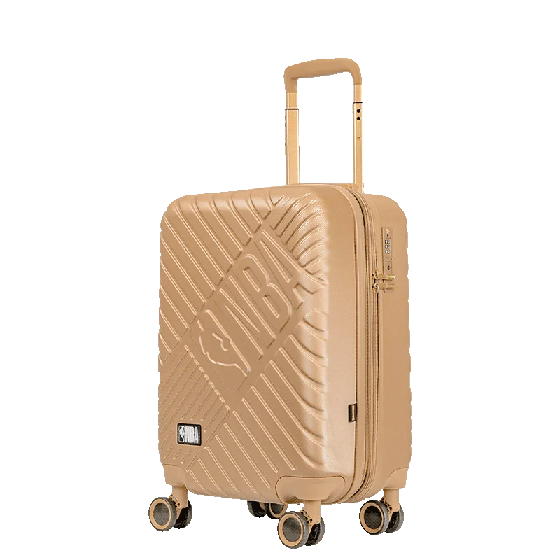 Mala de Viagem Bordo 10 kg ABS com Rodas 360° Nba Space - Dourado