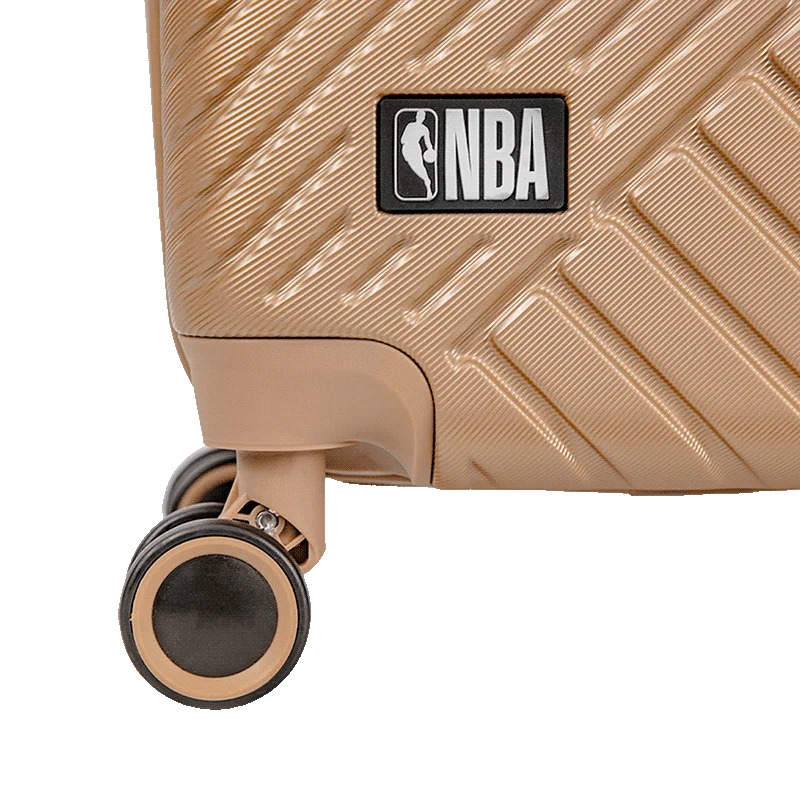 Mala de Viagem Bordo 10 kg ABS com Rodas 360° Nba Space - Dourado