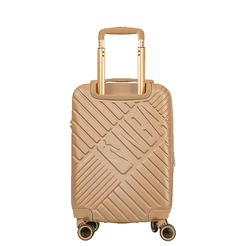 Mala de Viagem Bordo 10 kg ABS com Rodas 360° Nba Space - Dourado