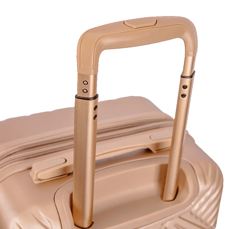 Mala de Viagem Bordo 10 kg ABS com Rodas 360° Nba Space - Dourado
