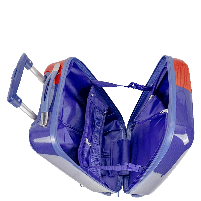 Mala de Viagem Bordo 10 kg ABS com Rodas 360° Nba Space - Vermelho
