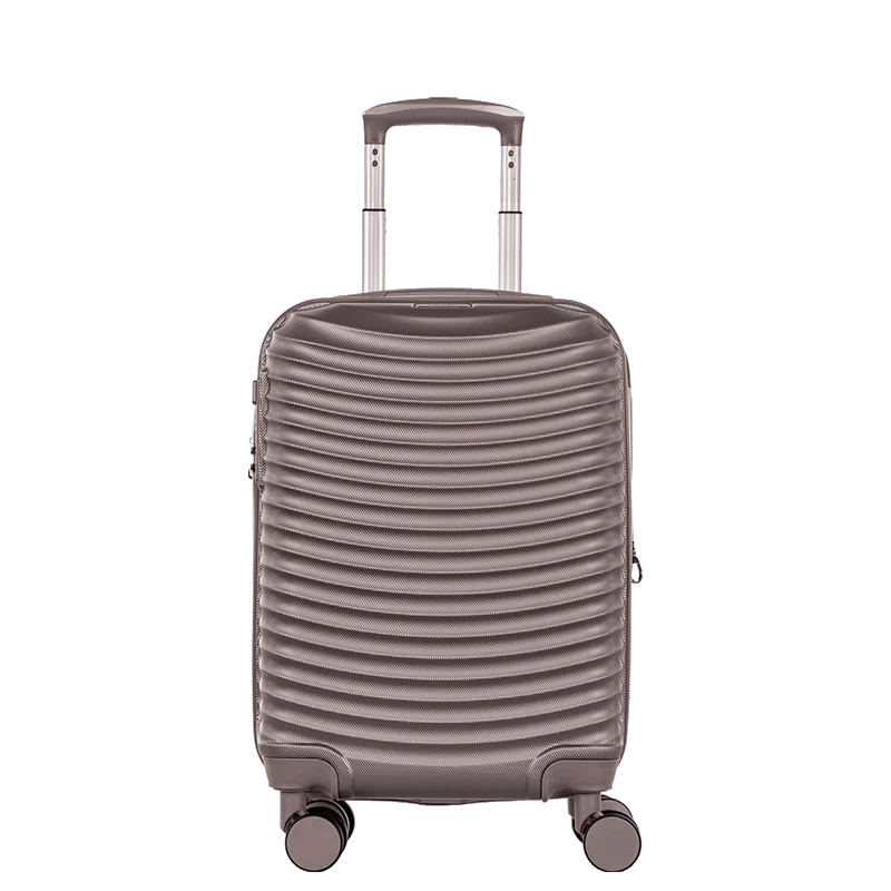 Mala de Viagem Bordo 10 kg ABS com Rodas 360° Vega 3T - Cinza grafite