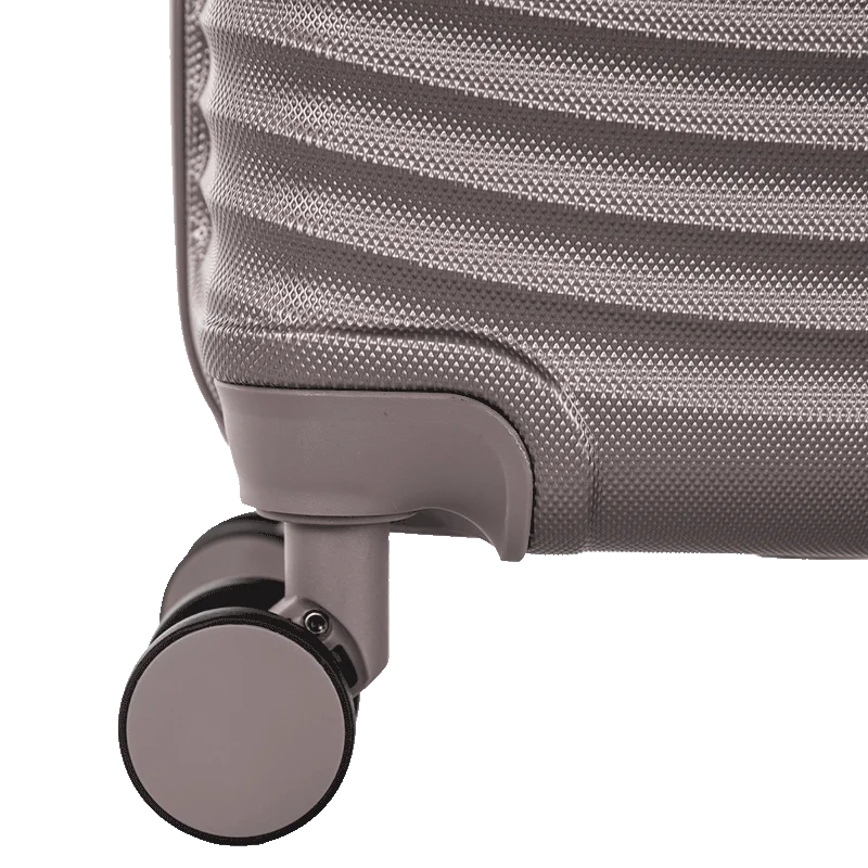 Mala de Viagem Bordo 10 kg ABS com Rodas 360° Vega 3T - Cinza grafite