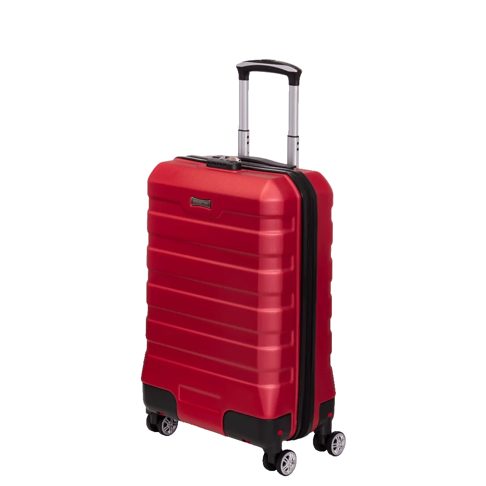 Mala de Viagem Bordo 10 kg ABS com Rodas 360° Wheeless 1t - Vermelho