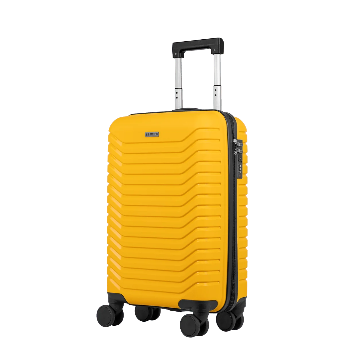 Mala de Viagem Bordo 10 kg Polipropileno com Rodas 360° PP Basic - Amarelo