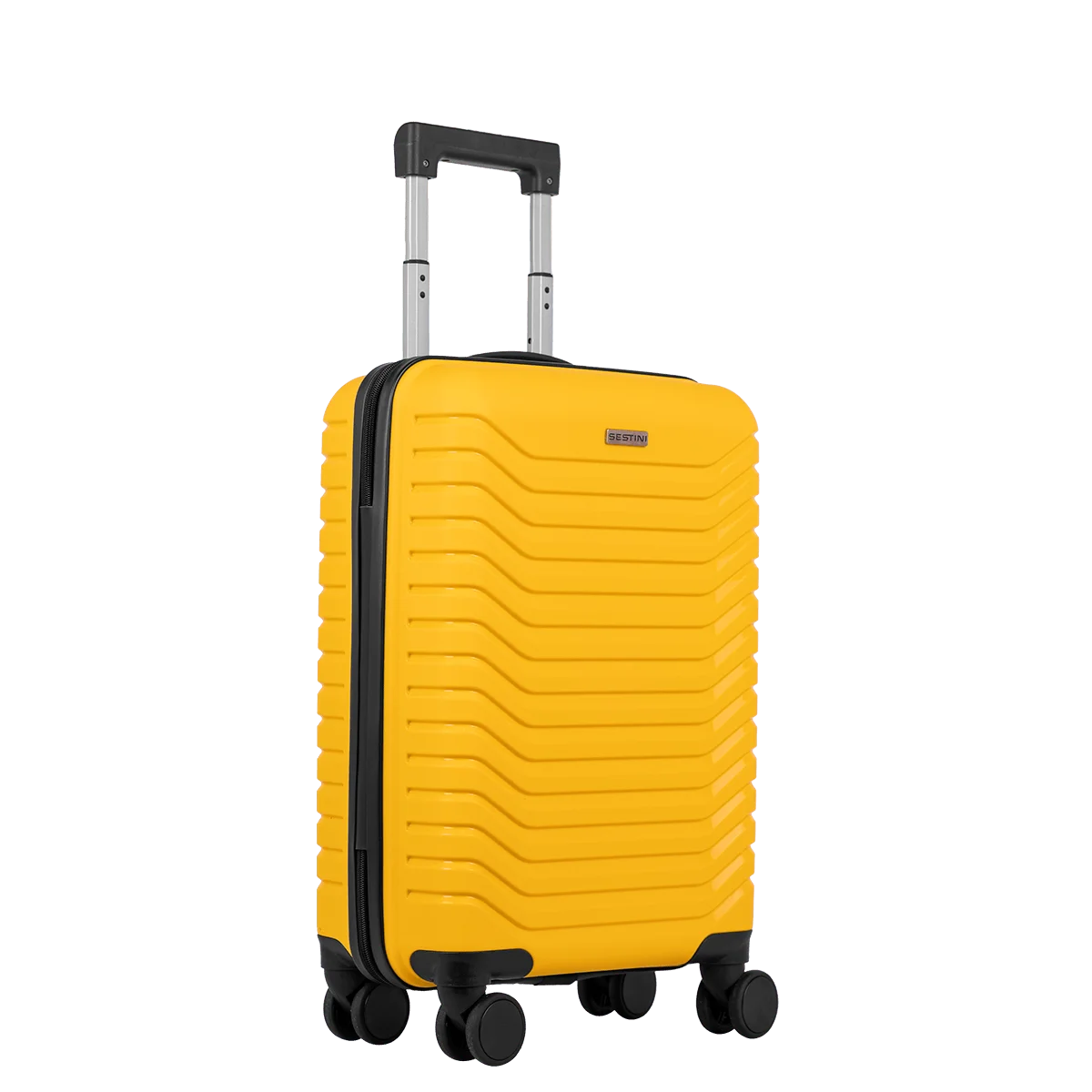 Mala de Viagem Bordo 10 kg Polipropileno com Rodas 360° PP Basic - Amarelo
