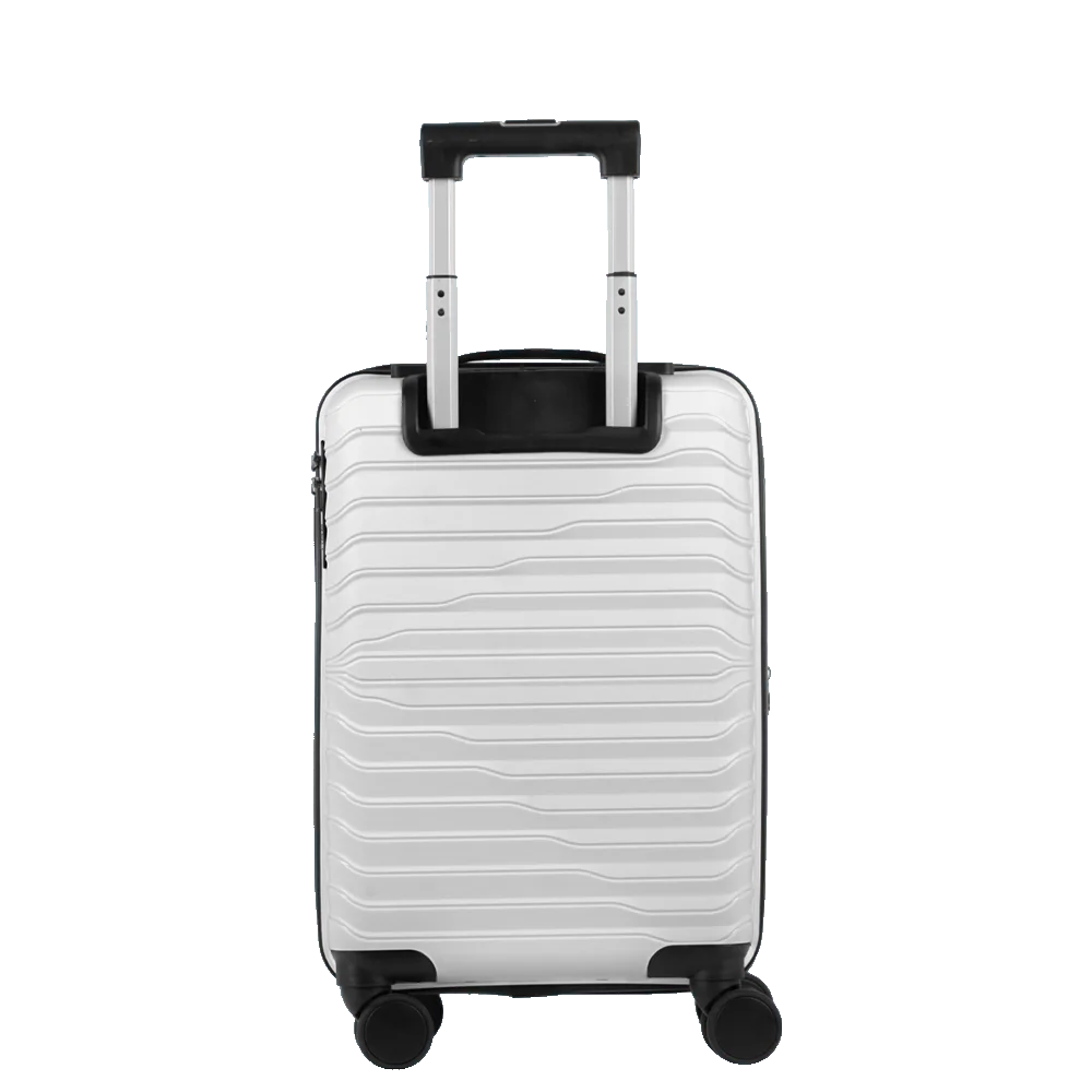 Mala de Viagem Bordo 10 kg Polipropileno com Rodas 360° PP Essencial Plus - Branco