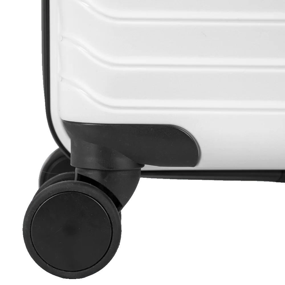 Mala de Viagem Bordo 10 kg Polipropileno com Rodas 360° PP Essencial Plus - Branco