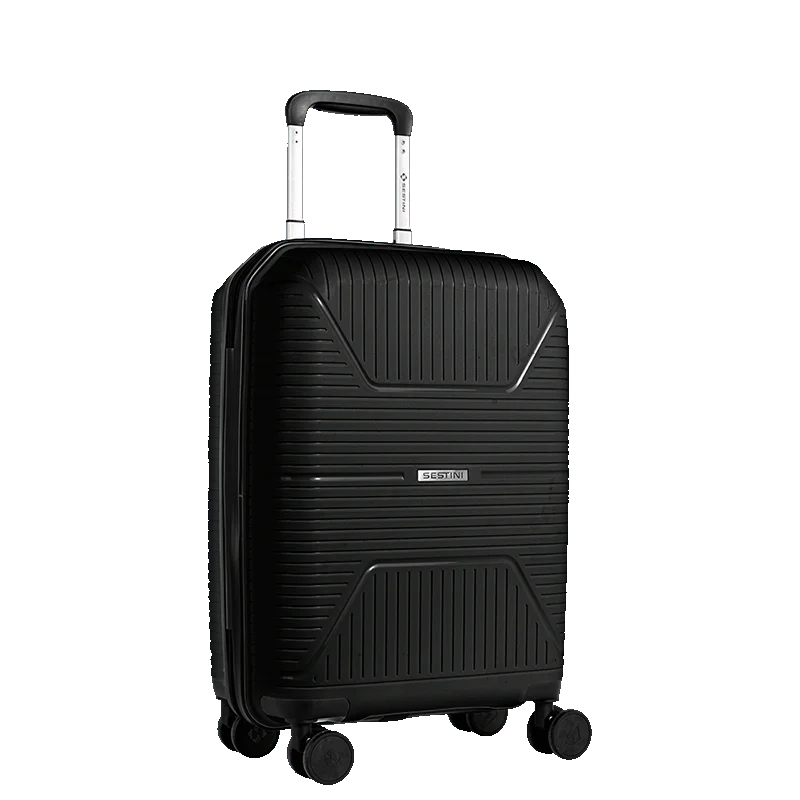 Mala de Viagem Bordo 10 kg Polipropileno com Rodas 360° PP Prime - Preto