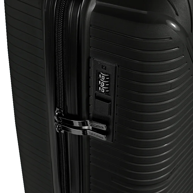 Mala de Viagem Bordo 10 kg Polipropileno com Rodas 360° PP Prime - Preto
