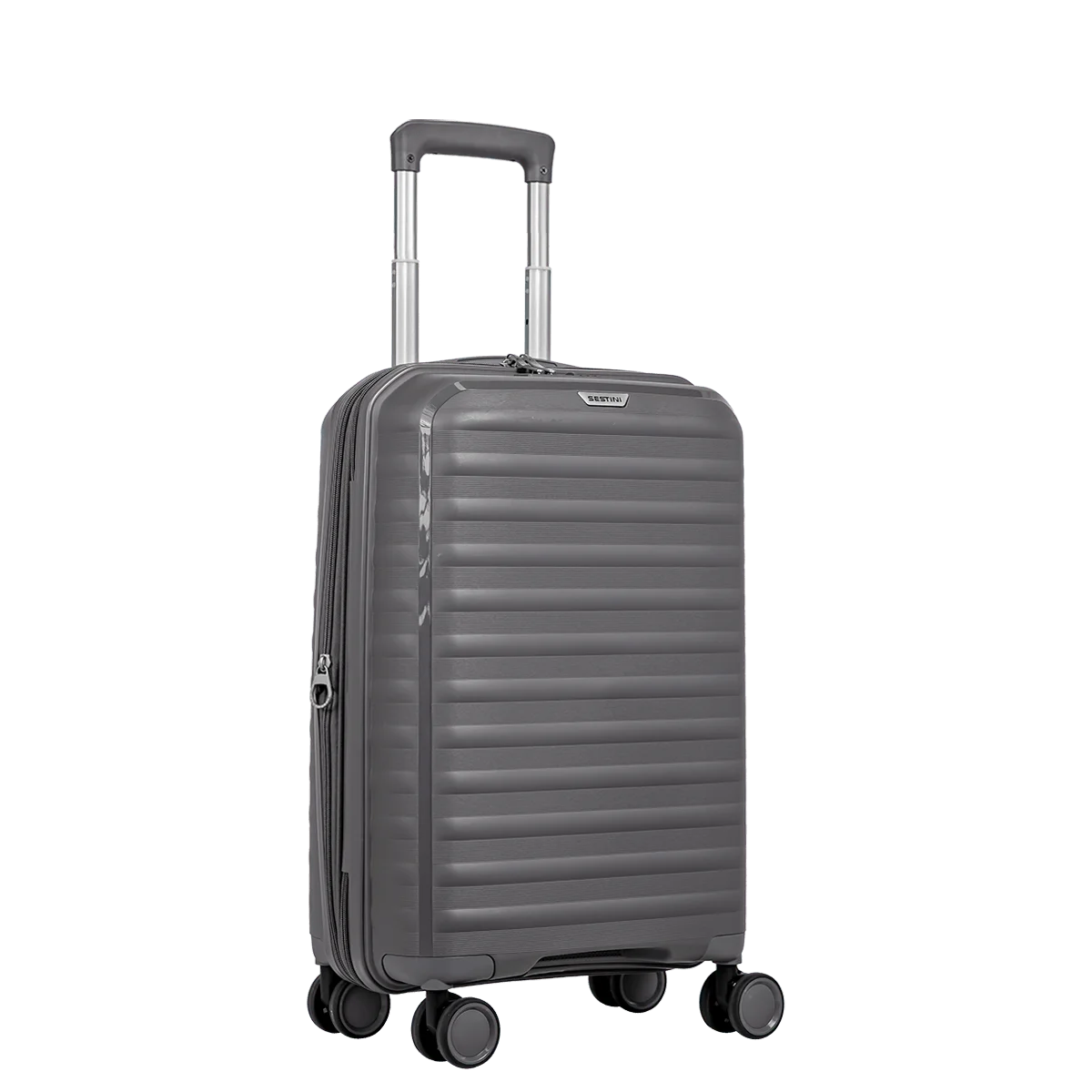 Mala de Viagem Bordo 10 kg Polipropileno com Rodas 360° PP Vetra - Grafite