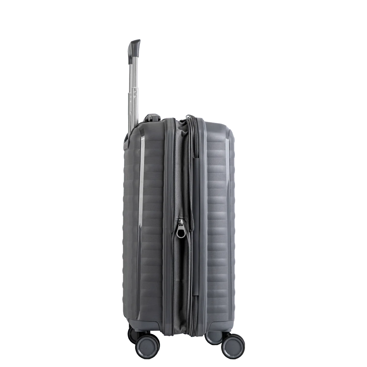 Mala de Viagem Bordo 10 kg Polipropileno com Rodas 360° PP Vetra - Grafite