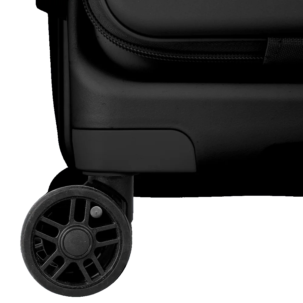 Mala de Viagem Bordo 10 kg em Polipropileno com Rodas 360° PP Duo - Preto