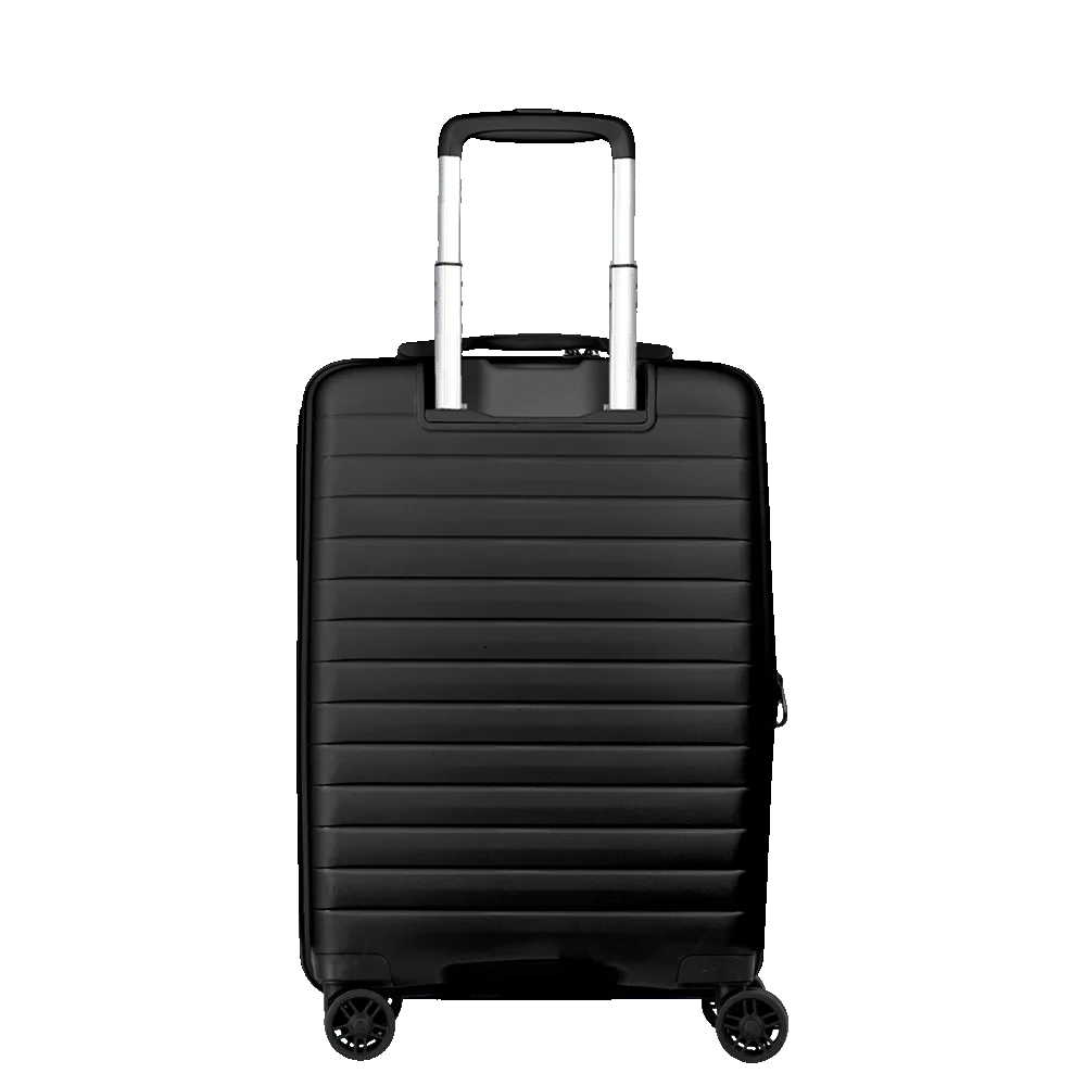 Mala de Viagem Bordo 10 kg em Polipropileno com Rodas 360° PP Duo - Preto